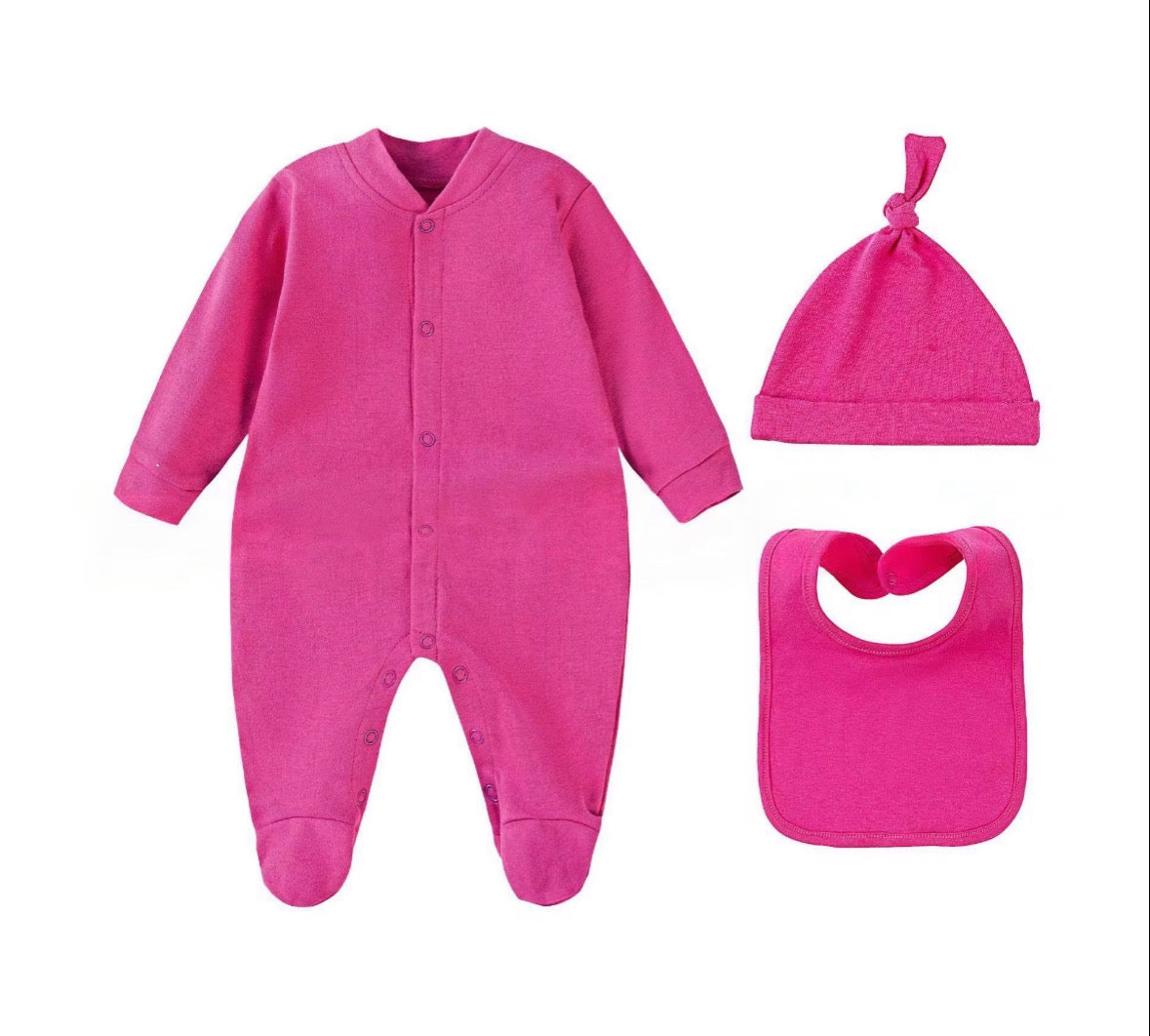 Winterromperset voor pasgeborenen - beige katoen met muts - Jumpsuit