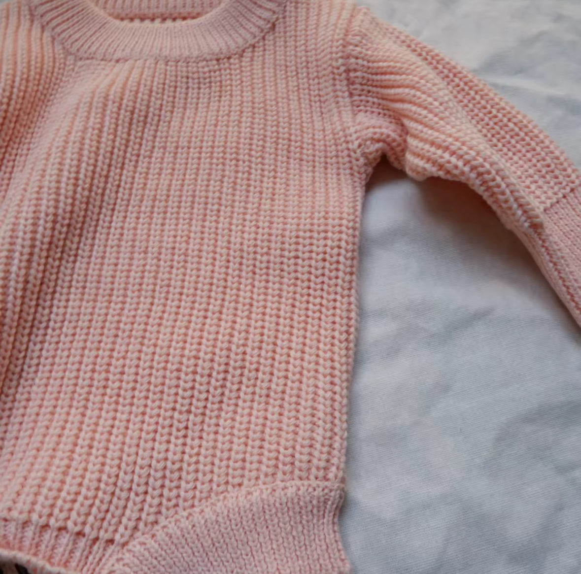 Gebreide Pasgeboren Baby Romperset met lange mouwen, sokken en mutsjes