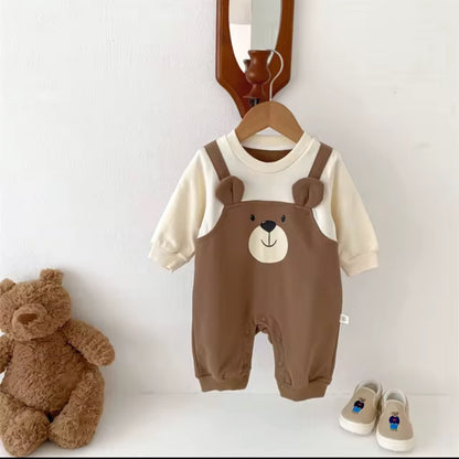 Katoenen en Zacht Ontwerp Volledige schattige babyromper