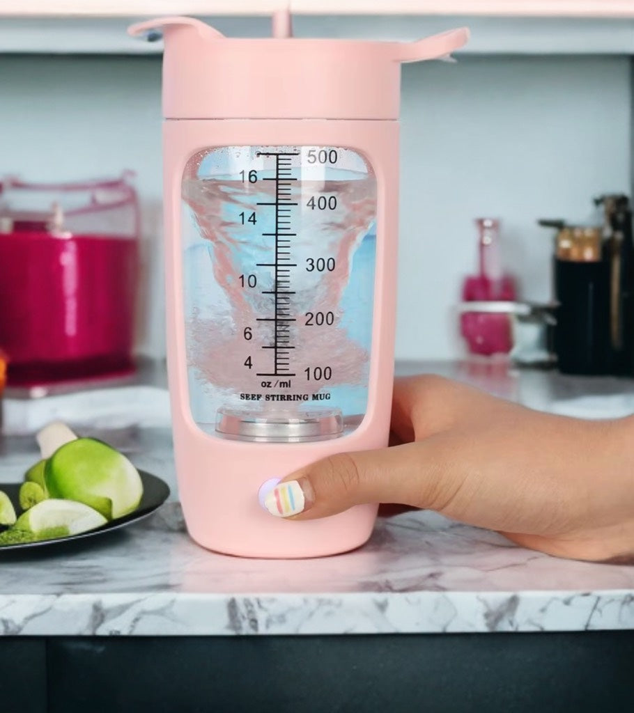 Elektrische Draagbare Proteïne/Mixer Fles – USB-C Oplaadbaar