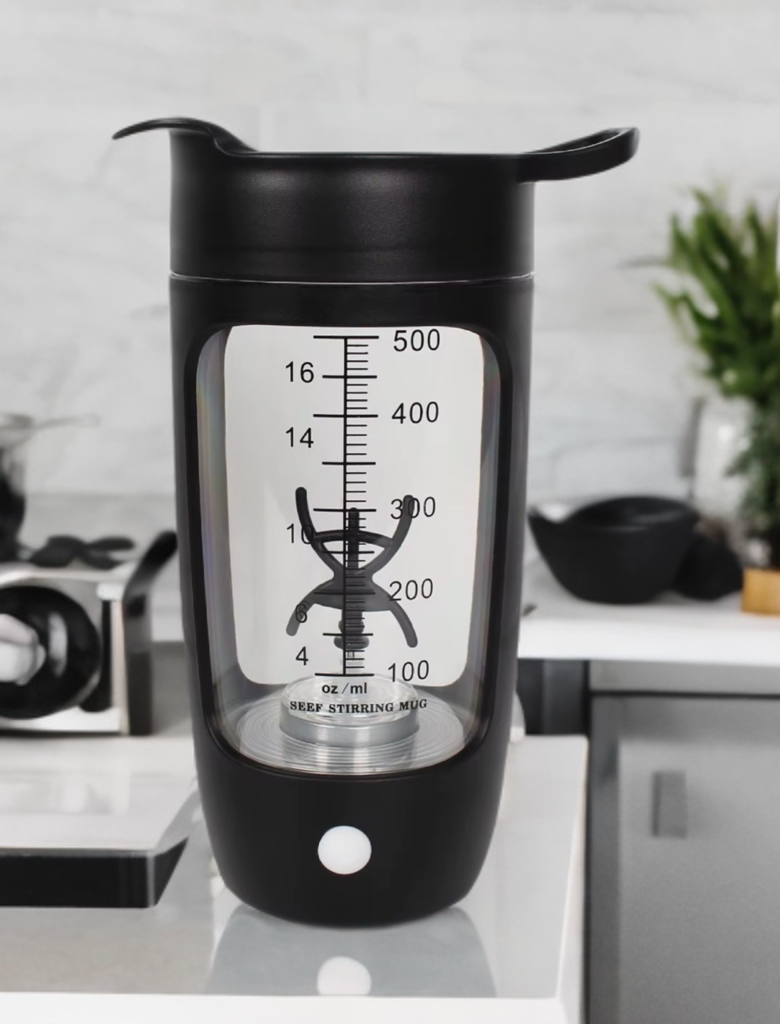 Elektrische Draagbare Proteïne/Mixer Fles – USB-C Oplaadbaar