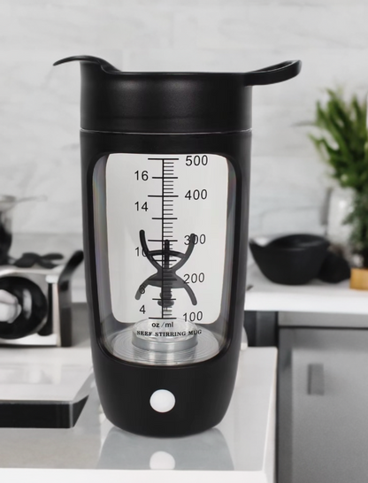 Elektrische Draagbare Proteïne/Mixer Fles – USB-C Oplaadbaar