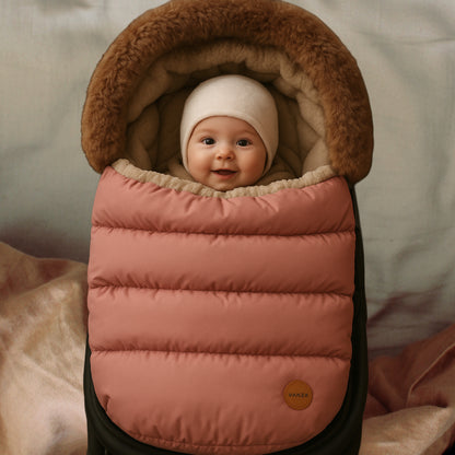 Premium kinderslaapzak met warme handschoenen ~ Zachtheid geïnspireerd door handgemaakt comfort en vertrouwen van ouders.