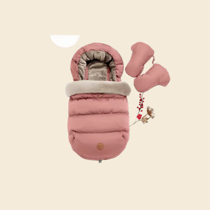 Premium kinderslaapzak met warme handschoenen ~ Zachtheid geïnspireerd door handgemaakt comfort en vertrouwen van ouders.