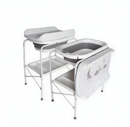 Luxe badset voor uw kind - Badhanddoek, badspeelgoed, badkuip & badstandaard