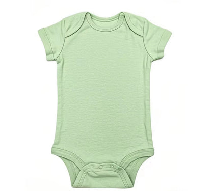 Gebreide Babyrompertjes in Lichte Kleur/Effen Design