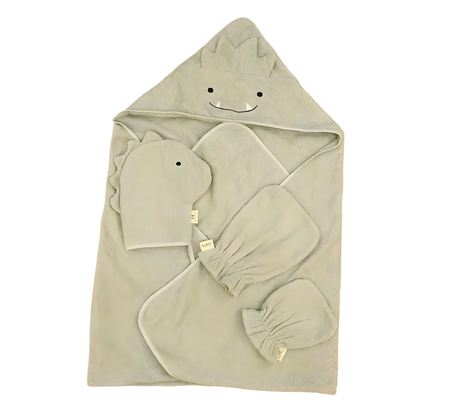 Luxe badset voor uw kind - Badhanddoek, badspeelgoed, badkuip & badstandaard