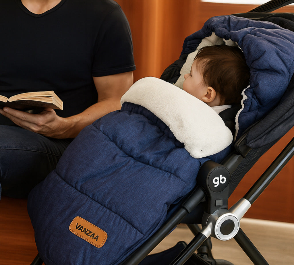 Baby Winterslaapzak/Voetenzak voor Kinderwagen Binnen - Buiten