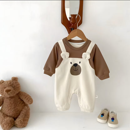 Katoenen en Zacht Ontwerp Volledige schattige babyromper