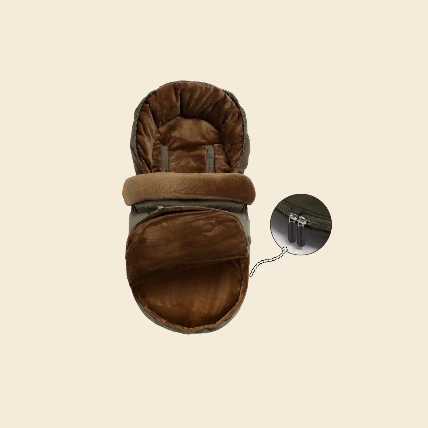 Premium kinderslaapzak met warme handschoenen ~ Zachtheid geïnspireerd door handgemaakt comfort en vertrouwen van ouders.