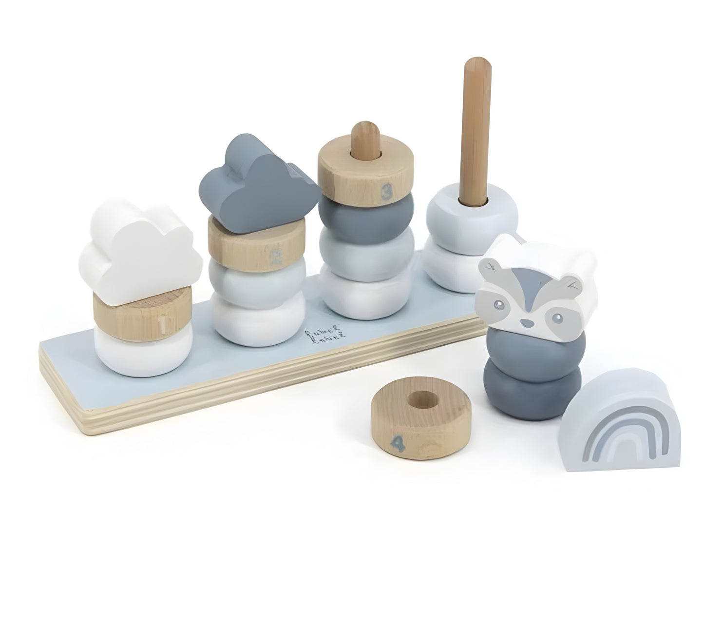 Houten babyblokken – Geometrisch leerspeelgoed voor de vroege hersenontwikkeling