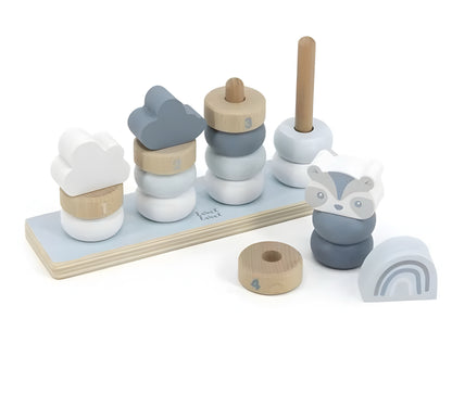 Houten babyblokken – Geometrisch leerspeelgoed voor de vroege hersenontwikkeling