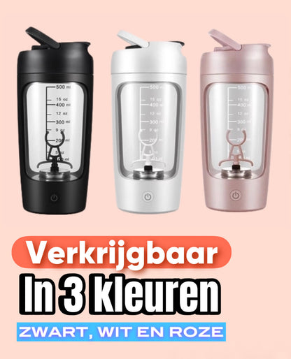 Elektrische Draagbare Proteïne/Mixer Fles – USB-C Oplaadbaar