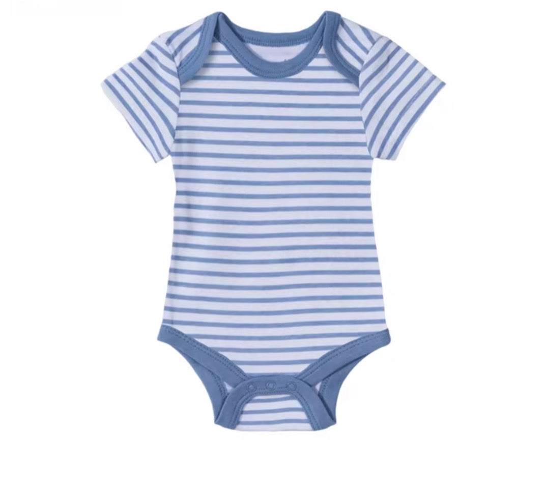 Baby rompertje biologisch 100% katoen stretch met knoopjes onderaan