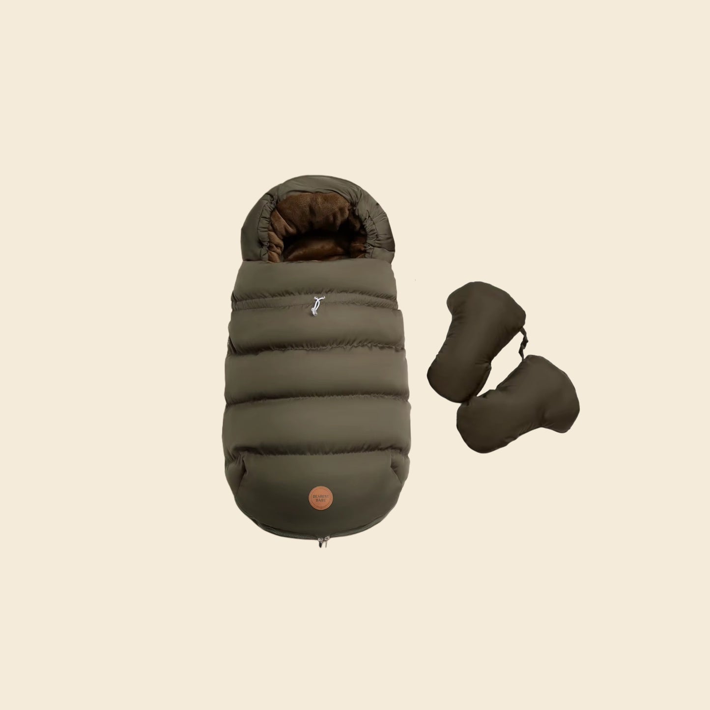 Premium kinderslaapzak met warme handschoenen ~ Zachtheid geïnspireerd door handgemaakt comfort en vertrouwen van ouders.