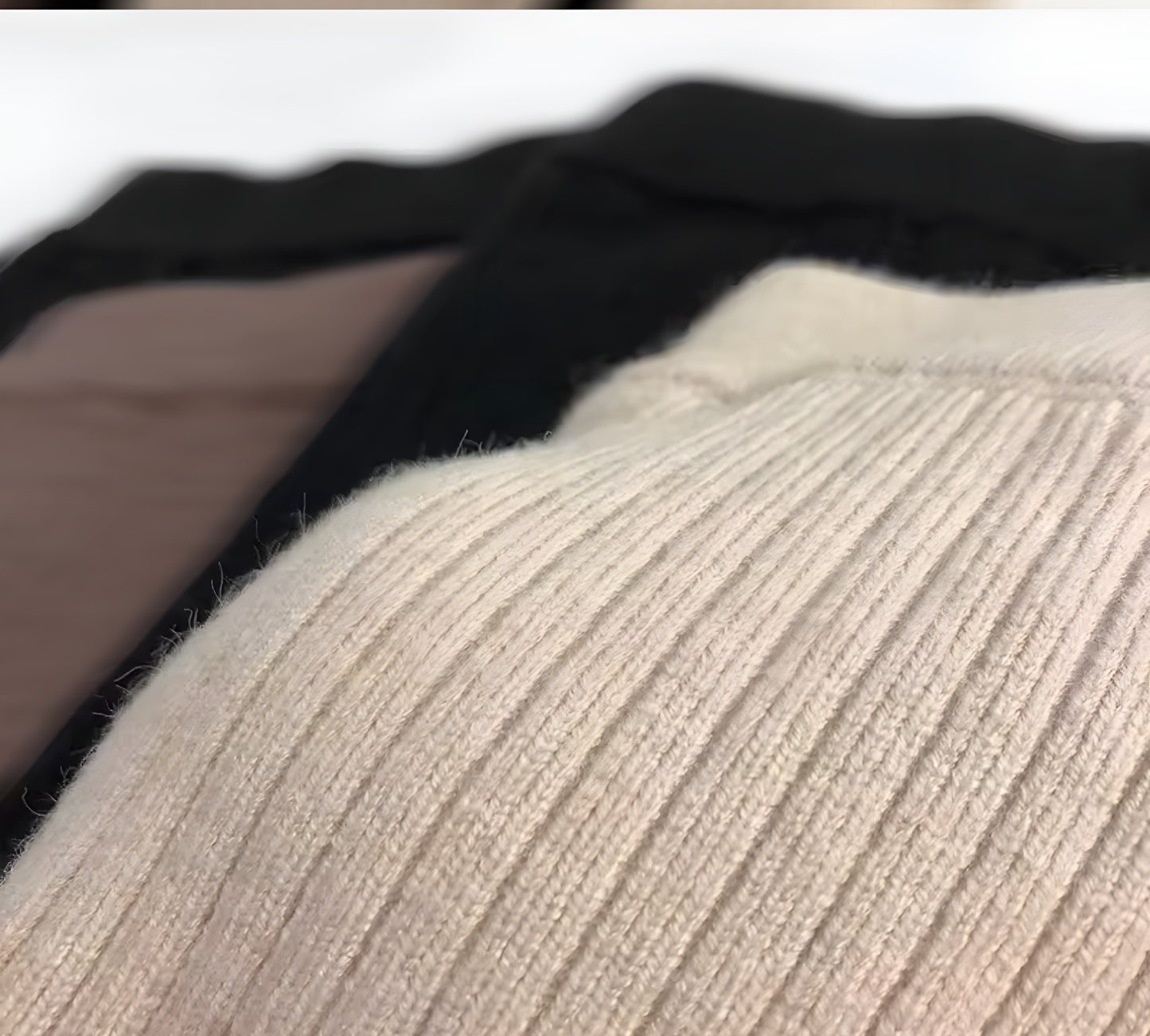 Wollen Gebreide Babylegging Zonder Voetjes