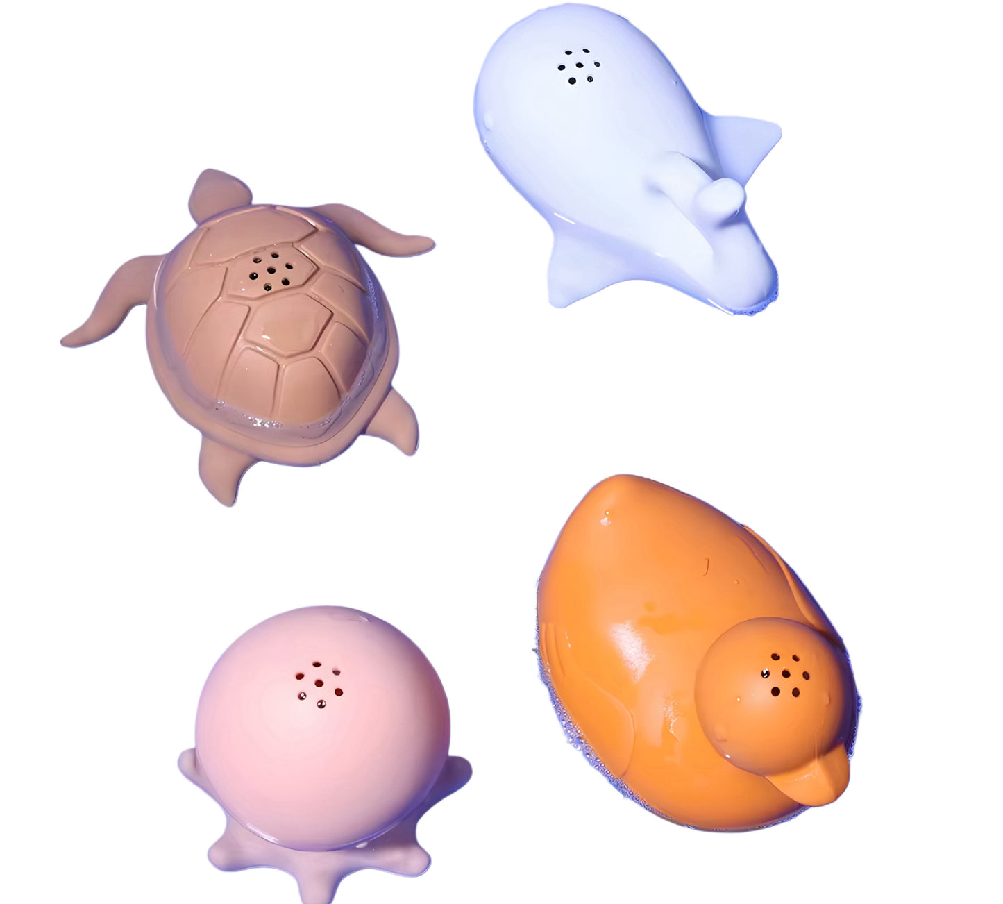 Luxe badset voor uw kind - Badhanddoek, badspeelgoed, badkuip & badstandaard