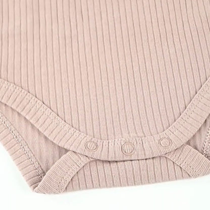 Lange mouw rompertjes van biologisch katoen - gebreid